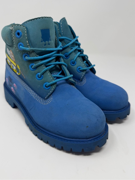 Timberland Other - Kids Timberland SpongeBob Blue Boots sz. 13